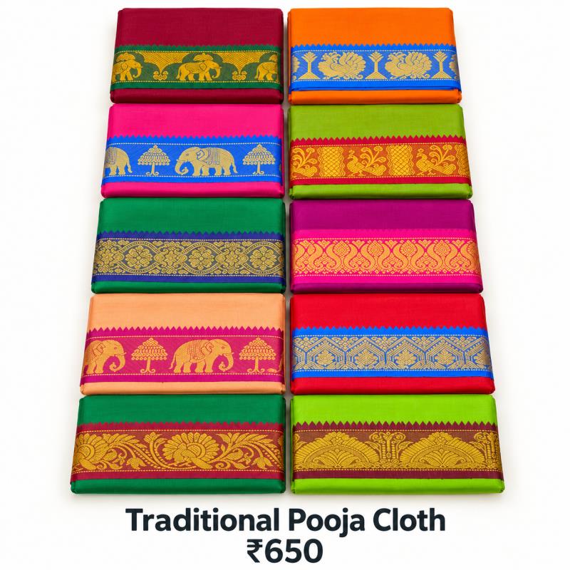Traditional Pooja Cloth - Image 2